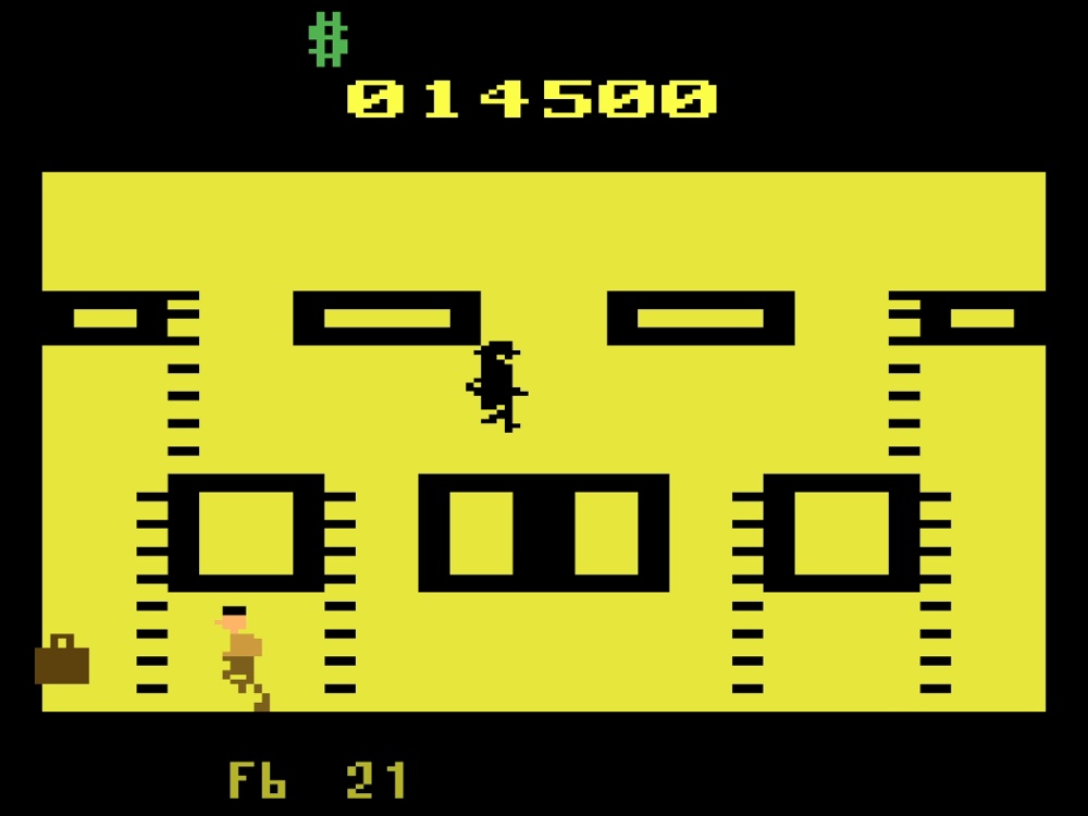 Gameplay of Tax Avoiders for Atari 2600